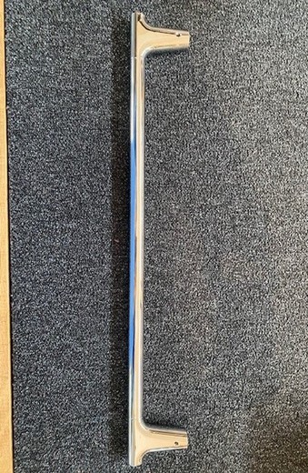Toallero de barra fija cromado 60cm, de Cosmic COS2580165