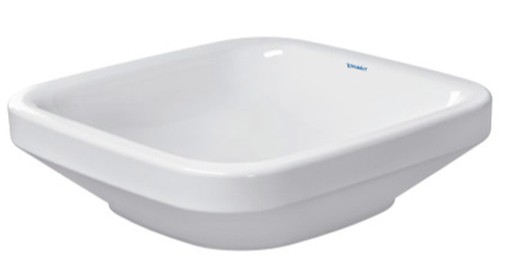 Lavabo sobre encimera cuadrado de 43cm, Durastyle de Duravit DUR0349430000