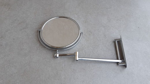 Miroir grossissant circulaire et extensible