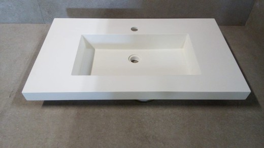 Lavabo/encimera para mueble, Coret de Loft&Bath LOFTCOR81BLBR