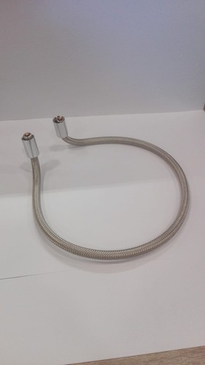 Porte-serviettes à anneaux en câble d'acier tressé