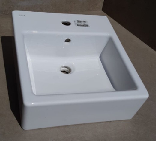 Lavabo de pared cuadrado, Nuovella de Vitra VIT4139B003