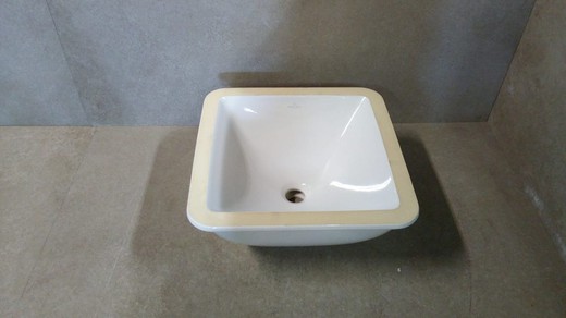 Lavabo bajo encastre de 45x45 Loop&friends de Villeroy boch VILL61562101