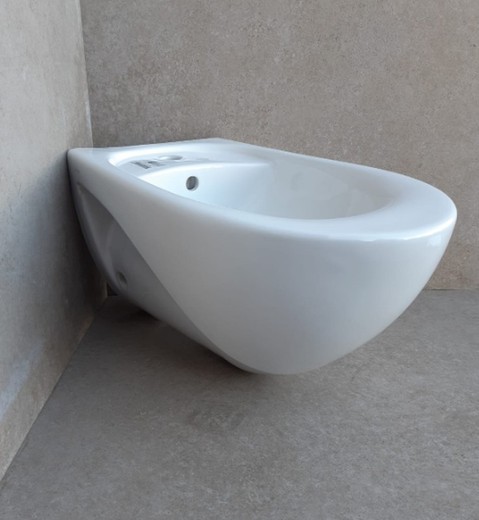 Bidet suspendu avec trou pour robinetterie, Vitra Options