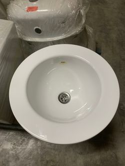 Lavabo redondo encastrado de Alape ALAA053143