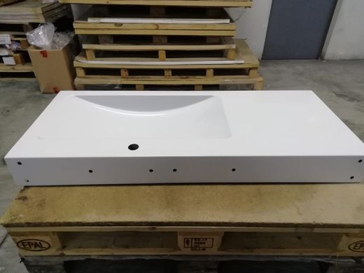 Lavabo suspendu en acier 120cm, Alape