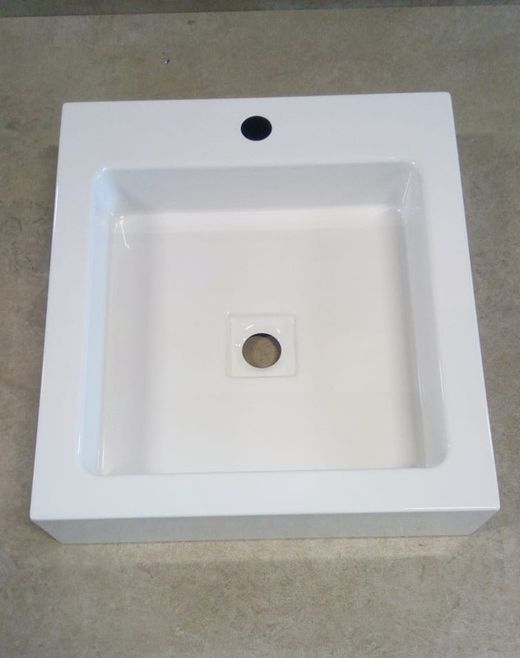 Lavabo a pared 45cm de acero, Alape ALAWTQS450H