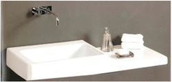 Lavabo a pared con encimera a la derecha, Aq Edition ARTAQ718SO