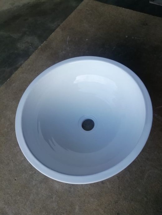 Bassin de boue semi-encastré 38cm, Blanc, Aq11 par Vitra