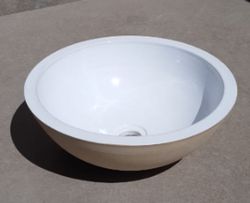 Bassin de boue semi-encastré 38cm, Blanc, Aq11 par Vitra