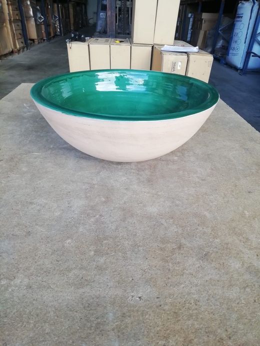 Bassin de boue semi-encastré 38cm, Cobalt Green, Aq11 par Vitra