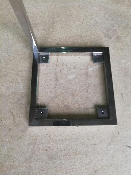 Porte-rouleau de sol en acier inoxydable