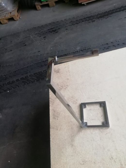 Porte-rouleau de sol en acier inoxydable