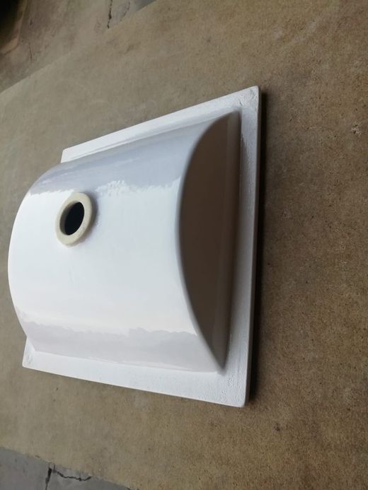 Lavabo cuadrado de bajo encimera, AQ10 de Vitra VITAQ1018