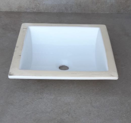 Lavatório quadrado embaixo da bancada, AQ10 by Vitra