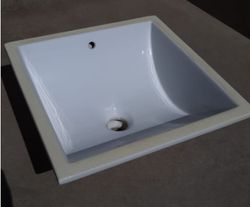 Lavabo carré encastrable, Arquitect par Vitra