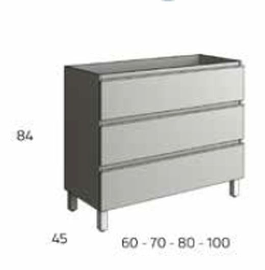 Mueble Inglet a suelo 70 - Blanco AZORCNB218LRCNB091CB