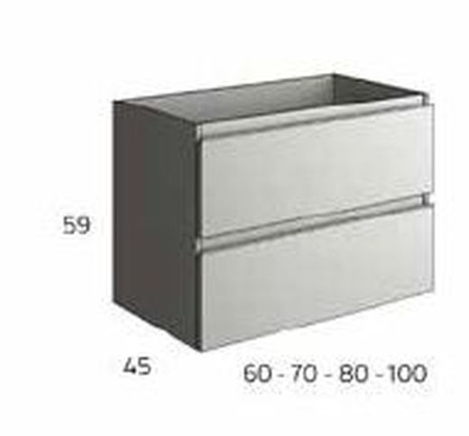 Meuble Inglet Suspendu 100 - Bambou