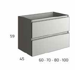 Mueble Inglet Suspendido 70 - Bambú AZORCNB217UUCNB091CB