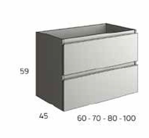 Mueble Inglet Suspendido 70 - Bambú AZORCNB217UUCNB091CB