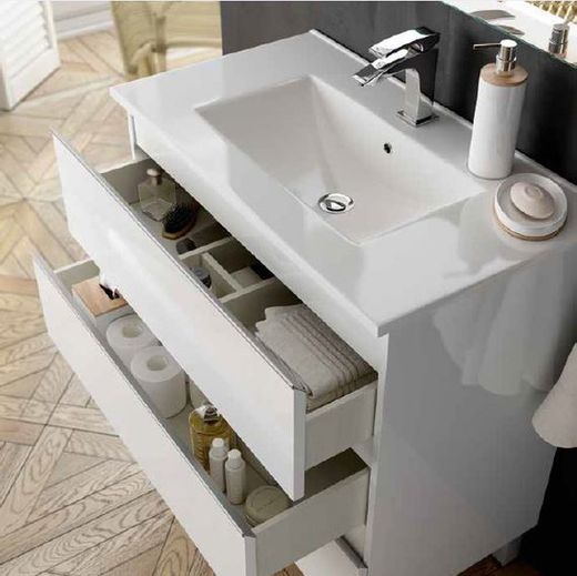 Meuble Suspendu Inglet 80 - Bambou