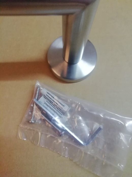 Porte-serviettes en acier inoxydable Bossini