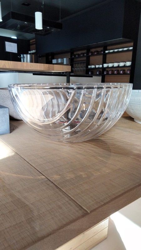 Lavatório oval de bancada Marinus Ø34cm by Crea