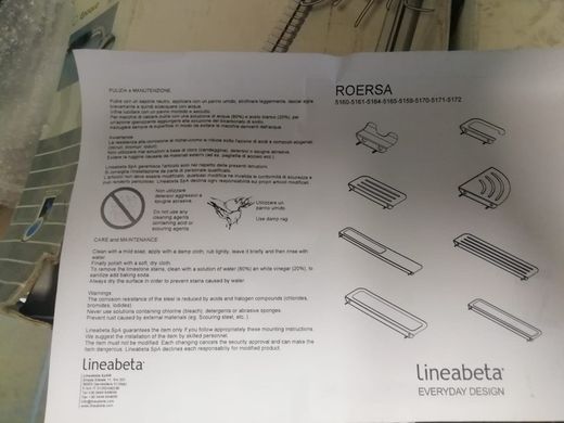 Repisa cromada de 60cm DISALB517229