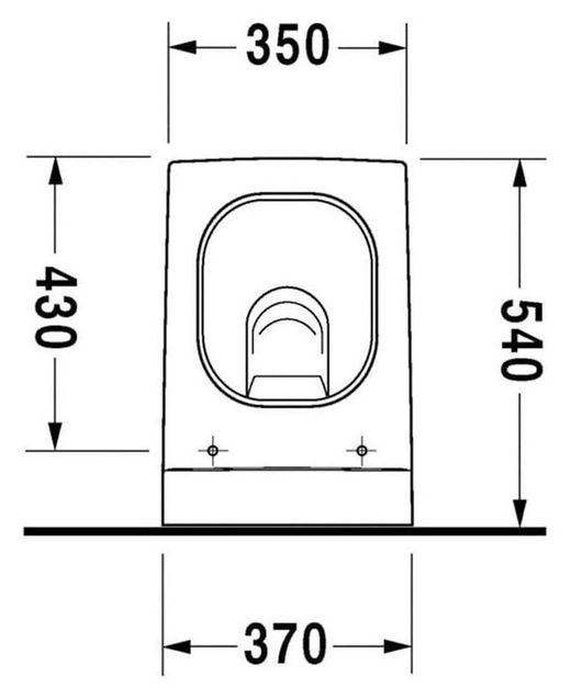 Inodoro + Asiento y tapa suspendido 2nd Floor de Duravit DUR2220090000