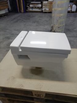 Inodoro + Asiento y tapa suspendido 2nd Floor de Duravit DUR2220090000