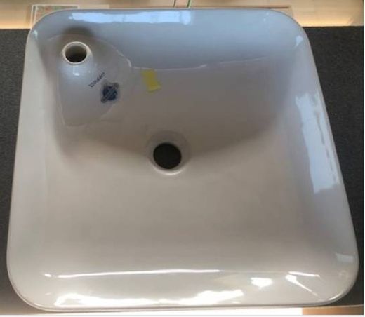 Vasque à poser carrée, Duravit