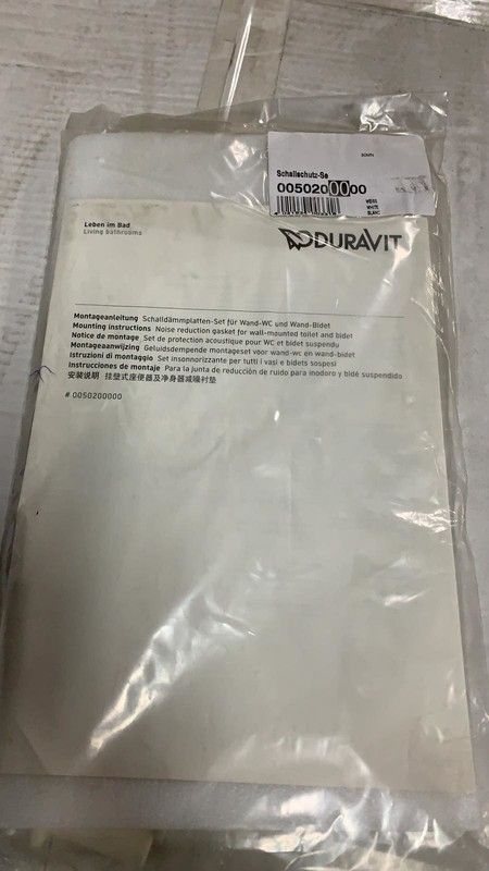 Accessoires pour joints de réduction de bruit Duravit