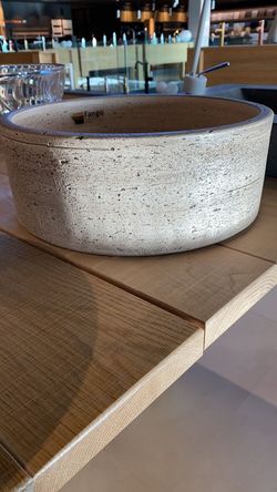 Lavabo de fango sobre encimera 34cm, Beige, Bacha 1001 FAN1001001