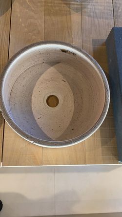 Lavabo de fango sobre encimera 34cm, Beige, Bacha 1001 FAN1001001