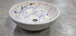 Lavabo de fango sobre encimera, Painting Azul, Bacha 202 FAN202002