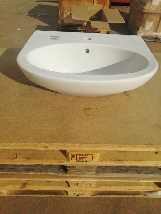 Lavabo suspendu semi-circulaire 60cm, Form500 par Vitra