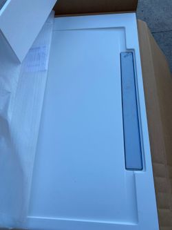 Receveur de douche en résine Moon Y, 100x140 par Hidrobox