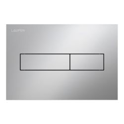 Laufen INEO Placa de accionamiento INEO HORIZON,CROMO MATE descarga dual (pulsador)