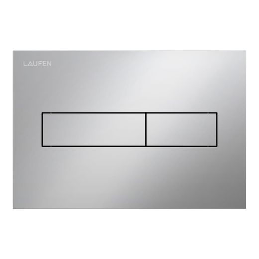 Laufen INEO Placa de accionamiento INEO HORIZON,CROMO MATE descarga dual (pulsador)