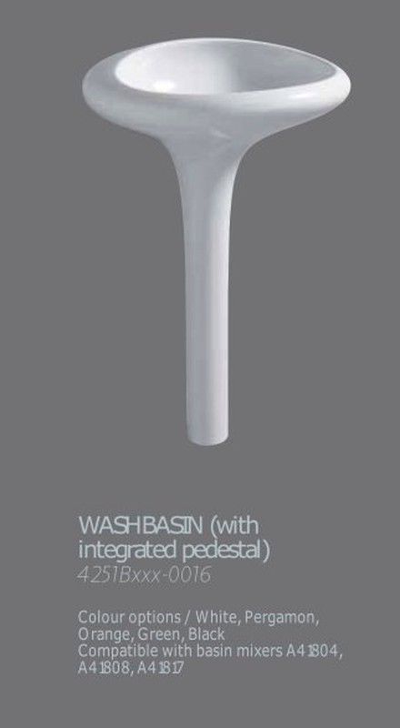 Lavabo / socle 60cm, Istanbul par Vitra