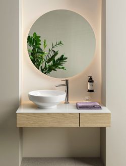 Lavatório de bancada de 40cm, Jewels, da Vitra