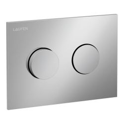 Laufen INEO Placa de accionamiento INEO GROOVE, CROMO MATE descarga dual (pulsador)