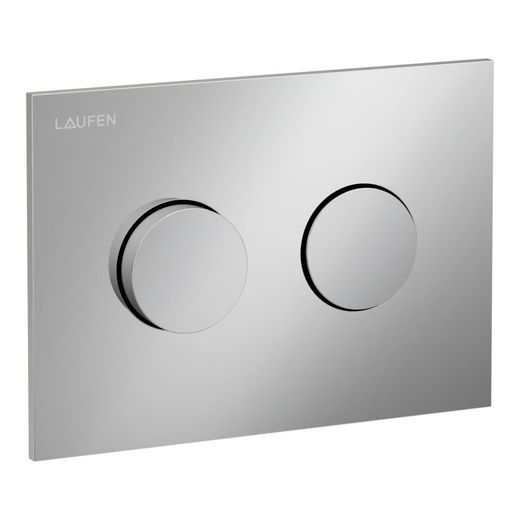 Laufen INEO Placa de accionamiento INEO GROOVE, CROMO MATE descarga dual (pulsador)