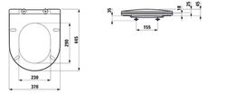 Laufen Pro A Asiento Slim para indoro LAU8989660000001