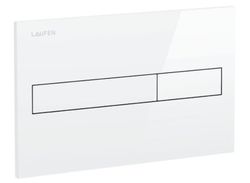 Pulsador para cisterna empotrada, en color blanco de Laufen LAU8956610000001