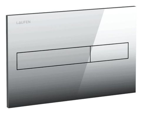 Laufen Bouton poussoir chrome mat pour réservoir à encastrer