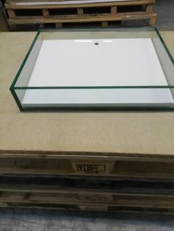 Vasque à poser en verre par Antonio Miró