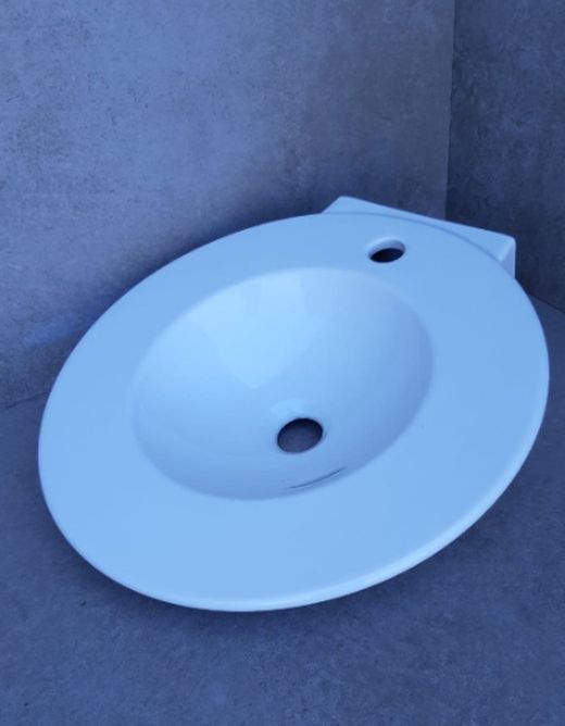 Lavabo suspendu rond 47cm, AQ1 par Vitra