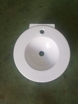 Lavabo suspendu rond 47cm, AQ1 par Vitra