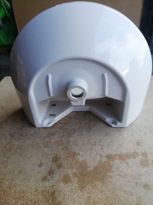 Lavabo semi-circulaire suspendu, S50 par Vitra